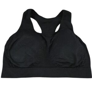 Truekind Black Racerback Sports Bra